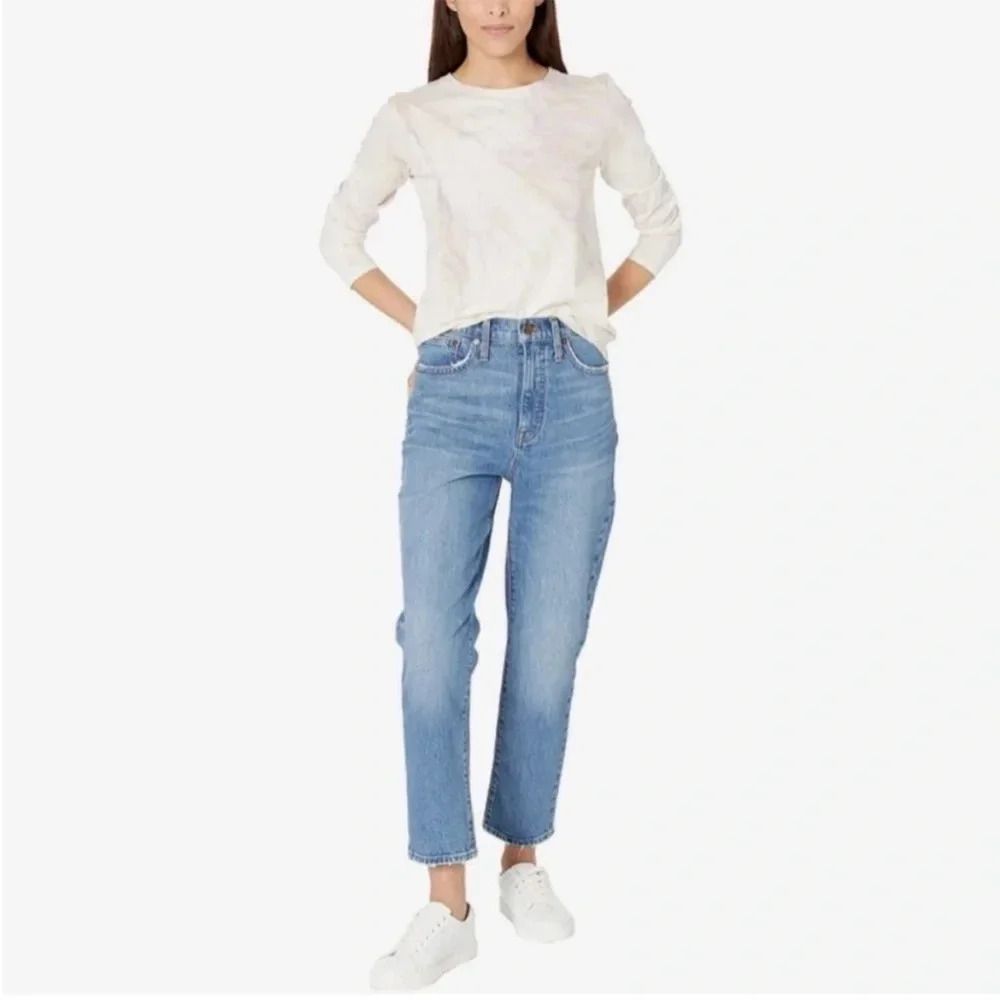 Madewell Classic Straight Jeans High Rise Light Wash Size 25
